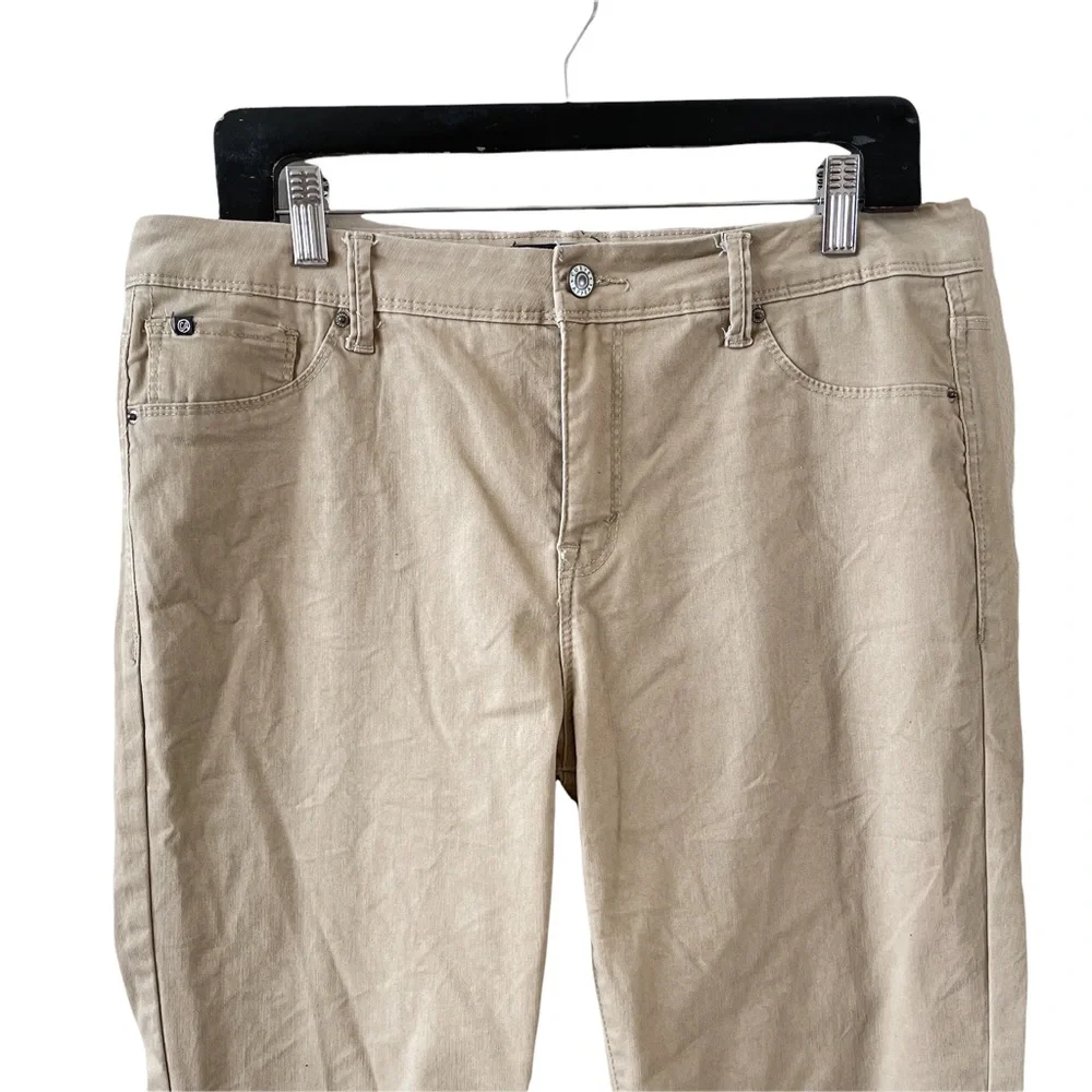 ❤️ SOLD ❤️ CURVE APPEAL MINIMALIST JEGGING IN TAN BEIGE 12 - Picture 2 of 9